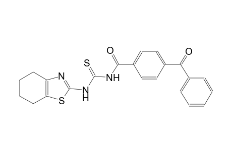 thiourea, N-(4-benzoylbenzoyl)-N'-(4,5,6,7-tetrahydro-2-benzothiazolyl)-