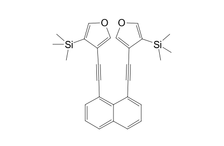 1,8-bis[4'-(Trimethylsilyl)-3'-furanylethynyl]naphthalene