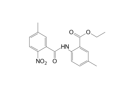 6-(6-nitro-m-toluamido)-m-toluic acid, ethyl ester