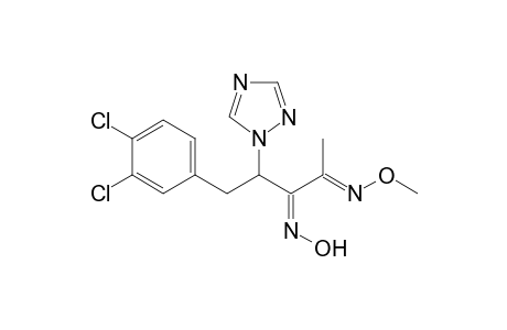 2,3-Pentanedione, 5-(3,4-dichlorophenyl)-4-(1H-1,2,4-triazol-1-yl)-, 2-(O-methyloxime) 3-oxime