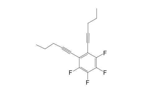 1,2,3.4-Tetrafluoro-5,6-bis(pent-1-ynyl)benzene
