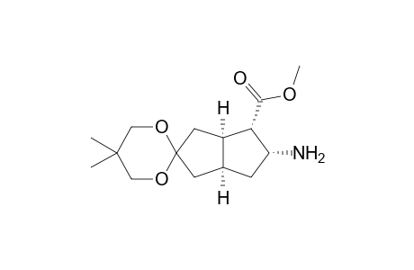 (1'S,2'R,3'aS,6'aR)-2'-amino-5,5-dimethyl-1'-spiro[1,3-dioxane-2,5'-2,3,3a,4,6,6a-hexahydro-1H-pentalene]carboxylic acid methyl ester