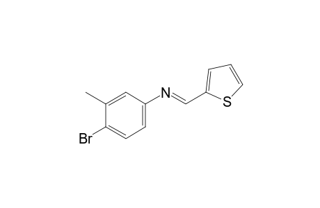 4-bromo-N-(2-thenylidene)-m-toluidine