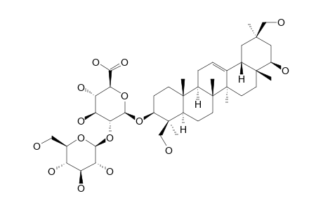 PALUSTROSIDE-II;3-O-BETA-D-GLUCOPYRANOSYL-(1->2)-BETA-D-GLUCURONOPYRANOSYL-ABRISAPOGENOL-E