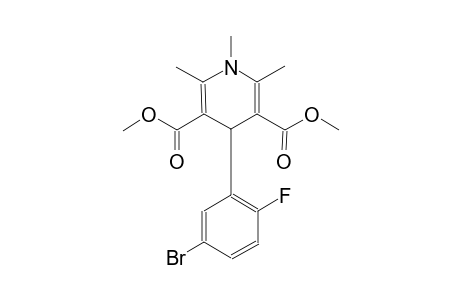 3,5-pyridinedicarboxylic acid, 4-(5-bromo-2-fluorophenyl)-1,4-dihydro-1,2,6-trimethyl-, dimethyl ester