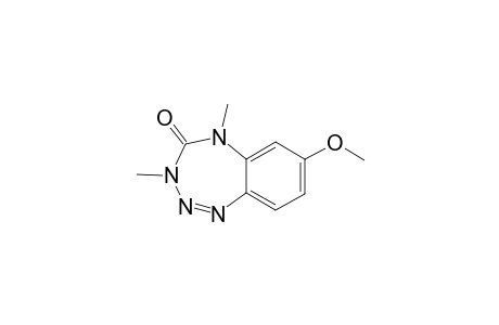 7-methoxy-3,5-dimethyl-1,2,3,5-benzotetrazepin-4-one