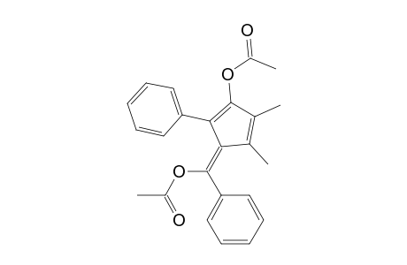 Benzenemethanol, .alpha.-[3-(acetyloxy)-4,5-dimethyl-2-phenyl-2,4-cyclopentadien-1-ylidene]-, acetate