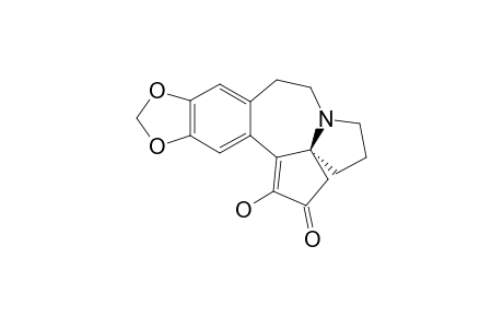 (+/-)-5,6,8,9-TETRAHYDRO-1-HYDROXY-4H-CYCLOPENTA-[A]-[1,3]-DIOXOLO-[4,5-H]-PYRROLO-[2,1-B]-[3]-BENZAZEPIN-2(3H)-ONE