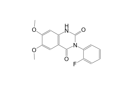 3-(2-fluorophenyl)-6,7-dimethoxy-2,4(1H,3H)-quinazolinedione