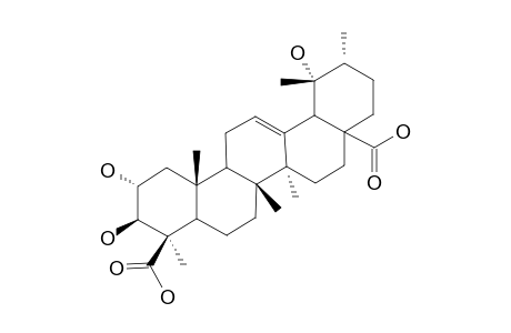 2.alpha.,3.beta.,19.alpha.-Trihydroxy-urs-12-ene-23,28-dioic-acid