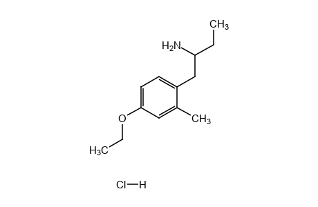 4-ethoxy-alpha-ethyl-2-methylphenethylamine, hydrochloride