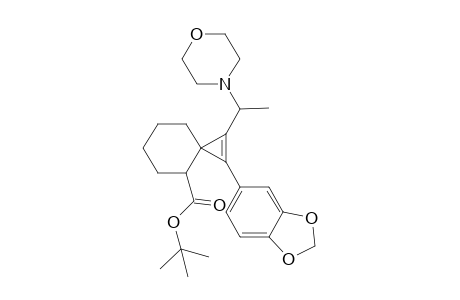 tert-Butyl 7-(benzo[1,3]dioxol-5-yl)-8-(1-morpholin-4-ylethyl))spiro[2.5]oct-7-ene-5-carboxylate