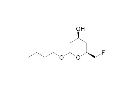 (4S,6S)-2-Butoxy-6-fluoromethyl-tetrahydro-pyran-4-ol