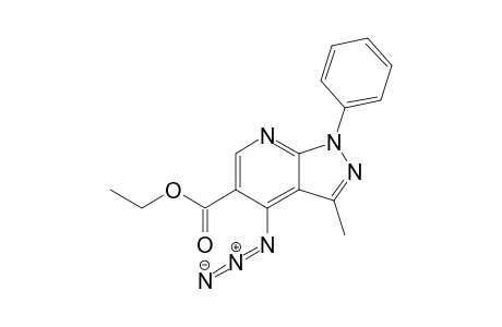 Ethyl-4-azido-3-methyl-1-phenyl-1H-pyrazolo[3.4-b]pyridine-5-carboxylate