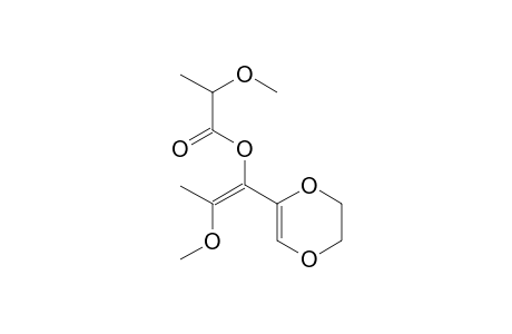 2,3-Dihydro-6-[ 2'-methoxy-1'-(2"-methoxypropanoyloxy)-1'-propenyl-1,4-dioxine