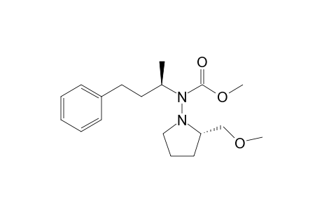 (2S,2''R)-1-[N-Methoxycarbonyl-N-(1-methyl-3-phenylpropyl)amino]-2-(methoxymethyl)pyrrolidine