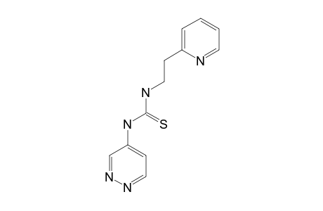 3-pyridazin-4-yl-1-(2-pyridin-2-ylethyl)thiourea