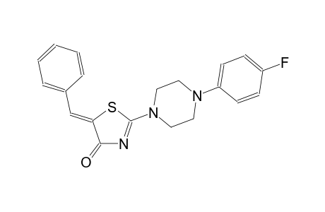 (5Z)-5-benzylidene-2-[4-(4-fluorophenyl)-1-piperazinyl]-1,3-thiazol-4(5H)-one