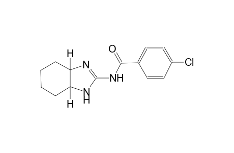 N-[(3aR,7aR)-3a,4,5,6,7,7a-hexahydro-1H-benzimidazol-2-yl]-4-chlorobenzamide
