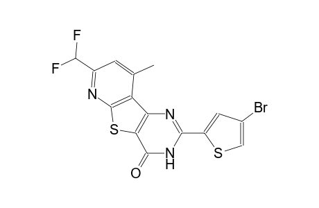 2-(4-bromo-2-thienyl)-7-(difluoromethyl)-9-methylpyrido[3',2':4,5]thieno[3,2-d]pyrimidin-4(3H)-one