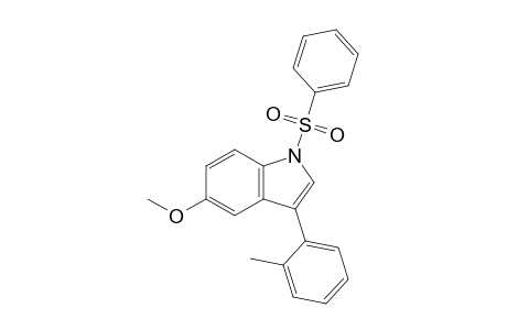 5-Methoxy-3-(2-methylphenyl)-1-(phenylsulfonyl)-1H-indole