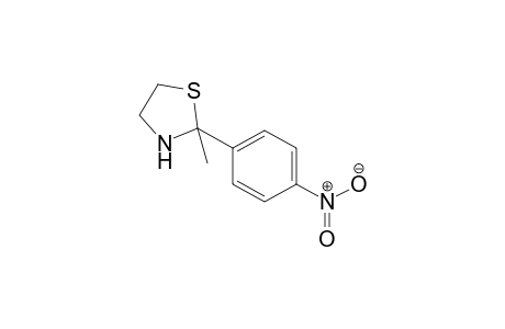 Thiazolidine, 2-methyl-2-(4-nitrophenyl)-
