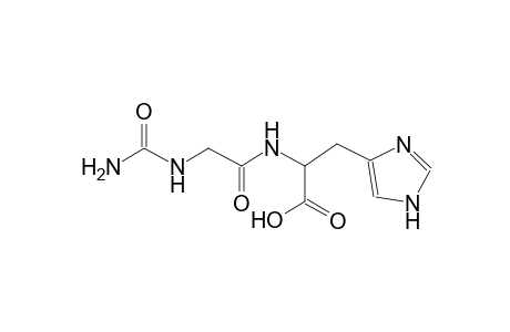 N-{[(aminocarbonyl)amino]acetyl}histidine