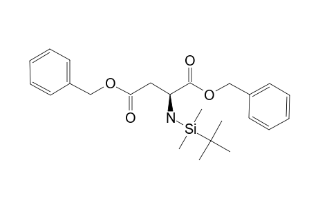 Dibenzyl (S)-2-(tert-Butyldimethylsilylamino)succinate