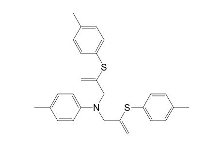 N,N-bis(2'-para-tolylthio-2'-propenyl)-para-toluidine