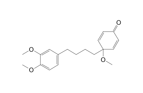 4-[4-(3,4-dimethoxyphenyl)butyl]-4-methoxy-1-cyclohexa-2,5-dienone