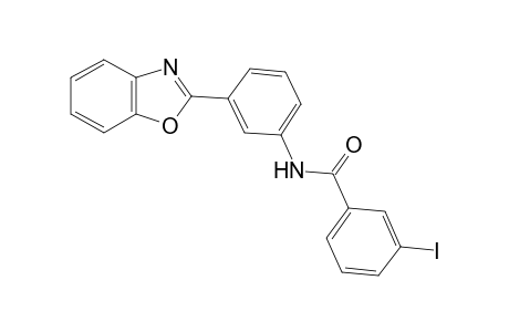 N-[3-(1,3-Benzoxazol-2-yl)phenyl]-3-iodobenzamide