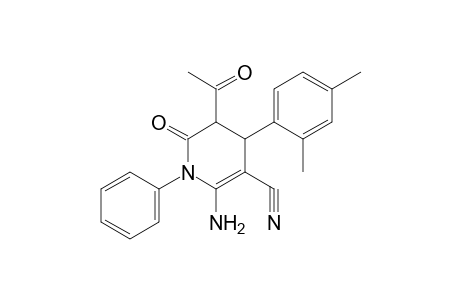 3-Acetyl-6-amino-4-(2,4-dimethylphenyl)-2-keto-1-phenyl-3,4-dihydropyridine-5-carbonitrile