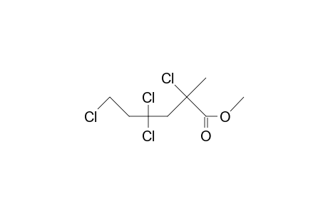 2,4,4,6-Tetrachloro-2-methyl-hexanoic acid, methyl ester