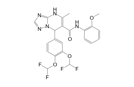 [1,2,4]triazolo[1,5-a]pyrimidine-6-carboxamide, 7-[3,4-bis(difluoromethoxy)phenyl]-4,7-dihydro-N-(2-methoxyphenyl)-5-methyl-