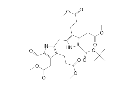 1H-Pyrrole-3-propanoic acid, 5-[(1,1-dimethylethoxy)carbonyl]-2-[[5-formyl-4-(2-methoxy-2-oxoethyl)-3-(3-methoxy-3-oxopropyl)-1H-pyrrol-2-yl]methyl]-4-(2-methoxy-2-oxo ethyl)-, methyl ester