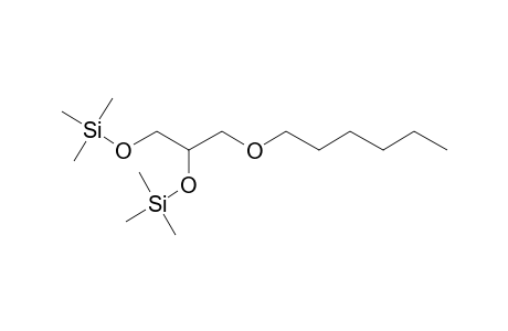 3-(Hexyloxy)-1,2-propanediol, 2tms