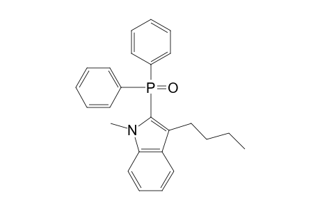 N-Methyl-2-diphenylphosphinoyl-3-n-butylindole