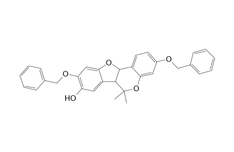 3,9-bis(benzyloxy)-6,6-dimethyl-6a,11a-dihydro-6H-[1]benzofuro[3,2-c]chromen-8-ol
