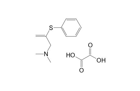N,N-dimethyl-2-(phenylthio)prop-2-en-1-amine oxalate