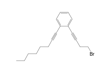 Benzene, 1-(4-bromo-1-butynyl)-2-(1-octynyl)-