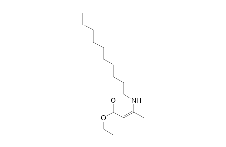Ethyl 3-[N-decylamino]-2-butenoate