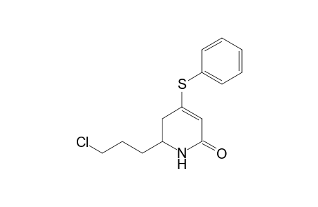 6-(3-Choloropropyl)-4-(phenylthio)-1,2,5,6-tetrahydro-2-pyridinone