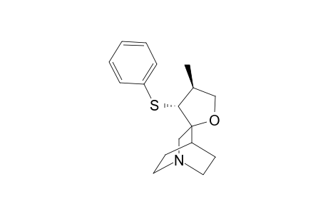 (3RS,4SR,3'SR)-4'-Methyl-3'-(phenylthio)(1-azabicyclo[2.2.2]octane-3-spiro-2'-tetrahydrofuran