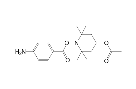 Benzoic acid, 4-amino-, 4-acetoxy-2,2,6,6-tetramethyl-1-piperidinyl ester