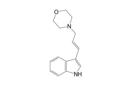 3-[(1E)-3-(4-Morpholinyl)-1-propenyl]-1H-indole