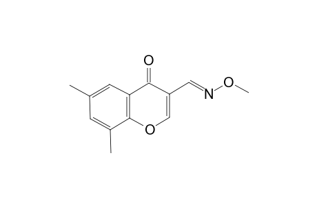 6,8-Dimethyl-4-oxo-4H-1-benzopyran-3-carboxaldehyde 3-O-methyl oxime
