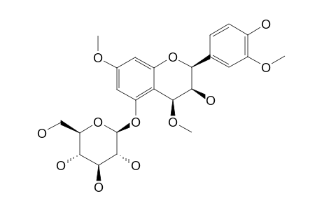 3,4'-DIHYDROXY-4,7,3'-TRIMETHOXY-FLAVAN-5-O-BETA-D-GLUCOPYRANOSIDE