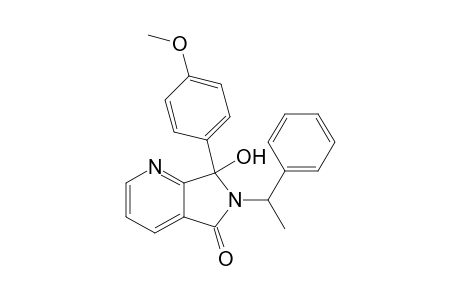 7-(4-Methoxyphenyl)-7-oxidanyl-6-(1-phenylethyl)pyrrolo[3,4-b]pyridin-5-one