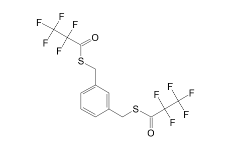 1,3-Benzenedimethanethiol, S,S'-di(pentafluoropropionyl)-