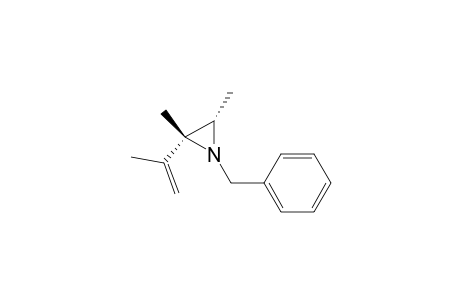 Aziridine, 2,3-dimethyl-2-(1-methylethenyl)-1-(phenylmethyl)-, cis-